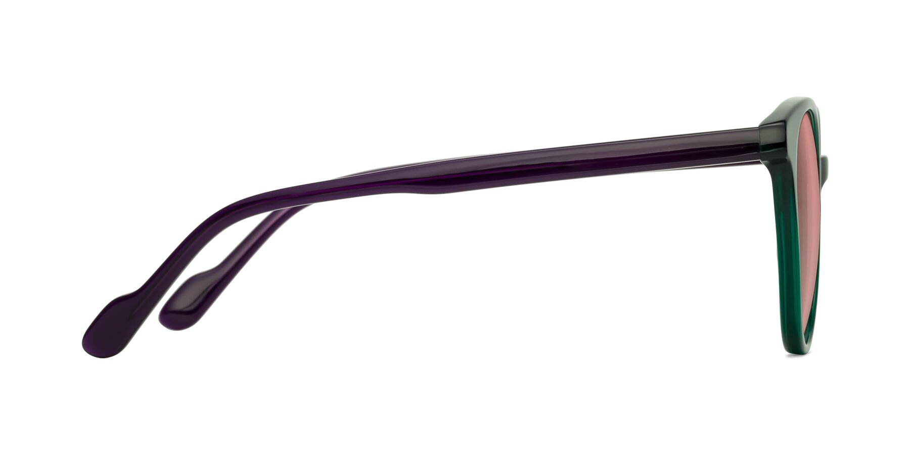 Side of Common in Green-Purple with Medium Garnet Tinted Lenses