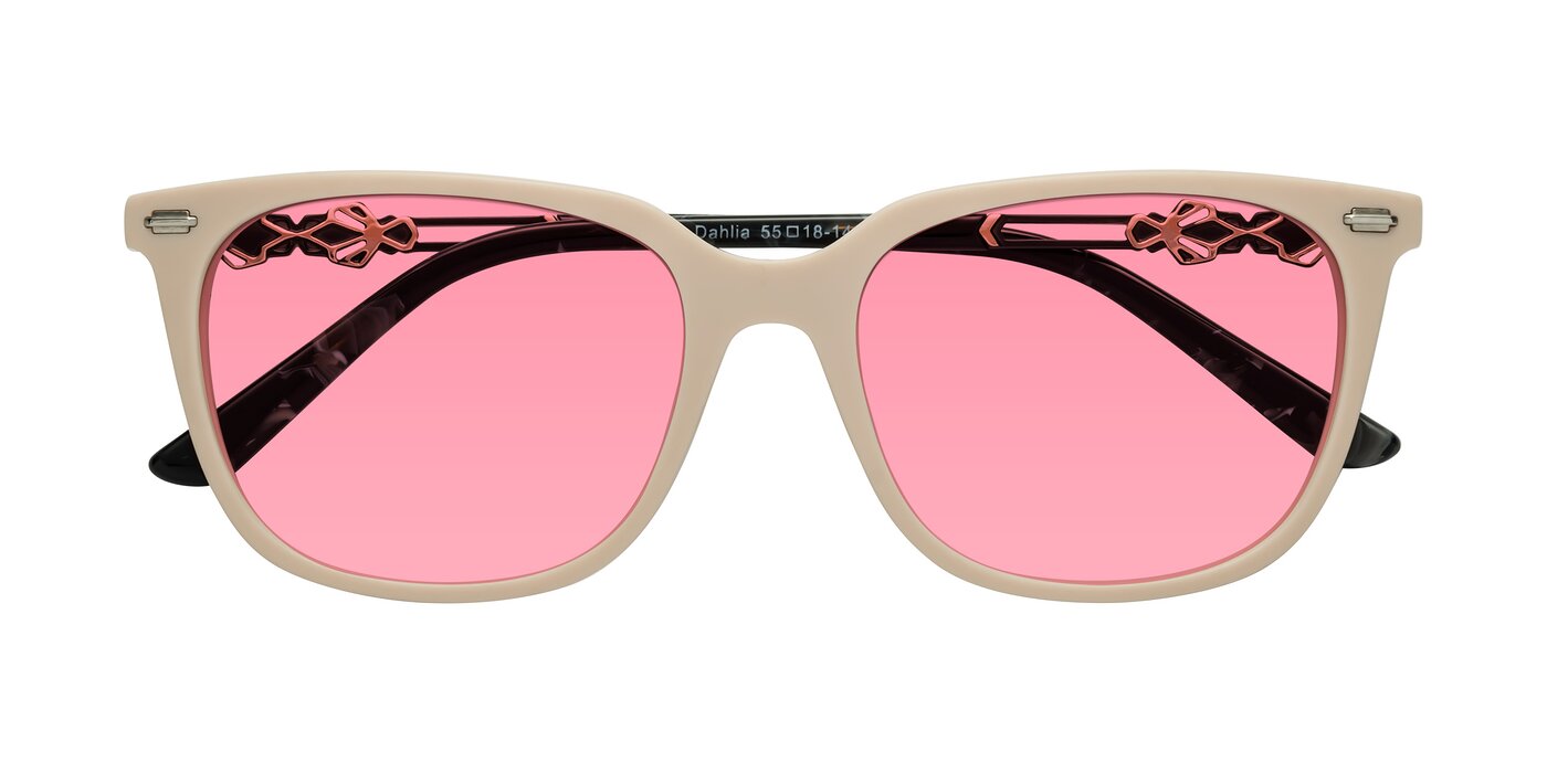 Dahlia - Ivory pink Tinted Sunglasses