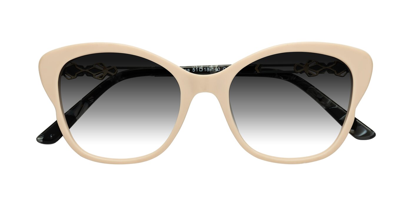 Azalea - Ivory pink Gradient Sunglasses