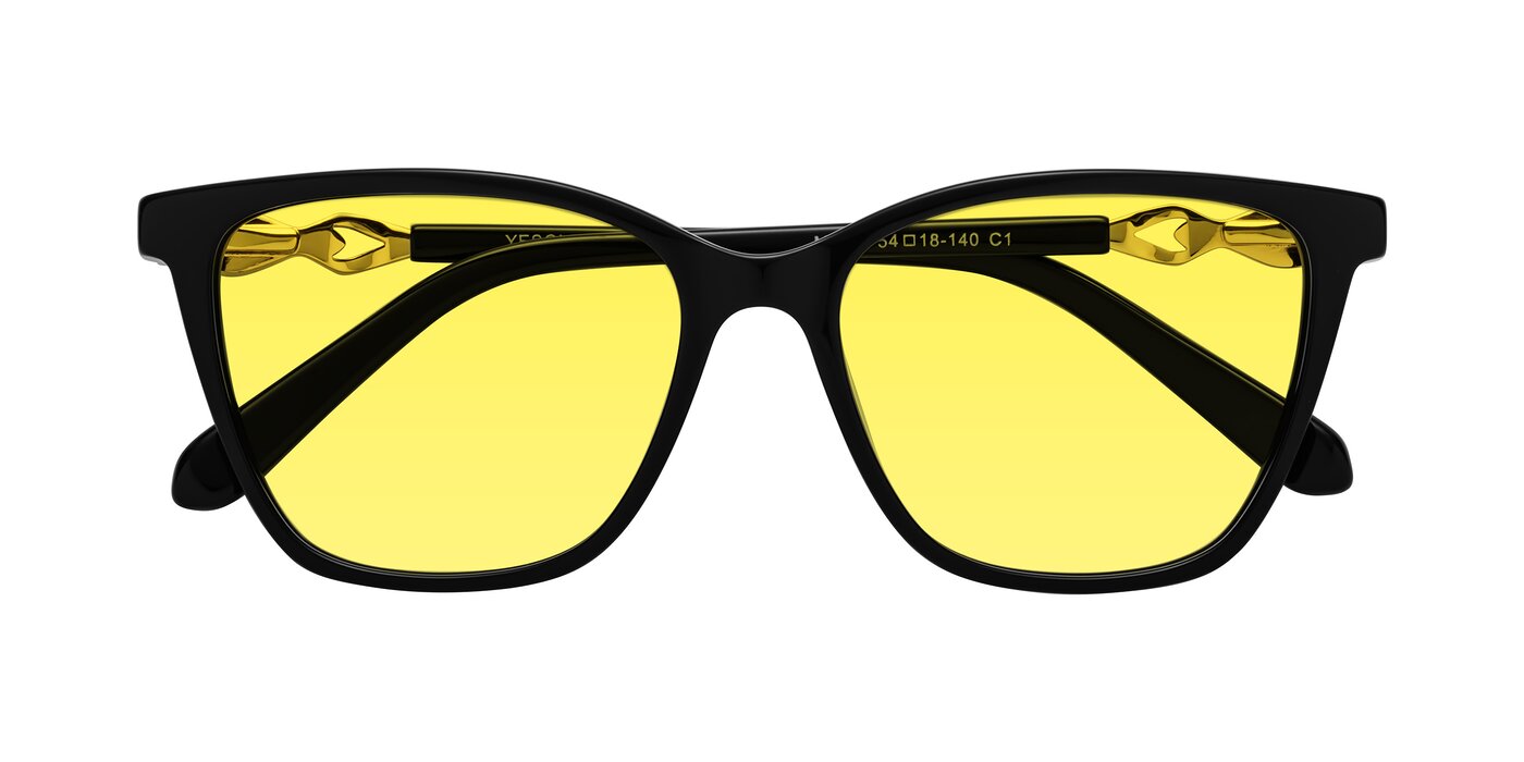 Mothe - Black Tinted Sunglasses