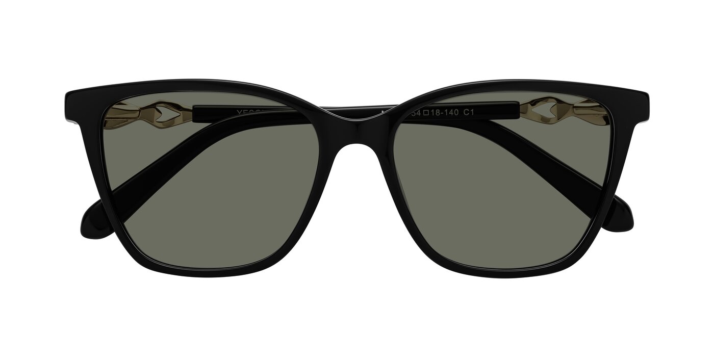 Mothe - Black Polarized Sunglasses