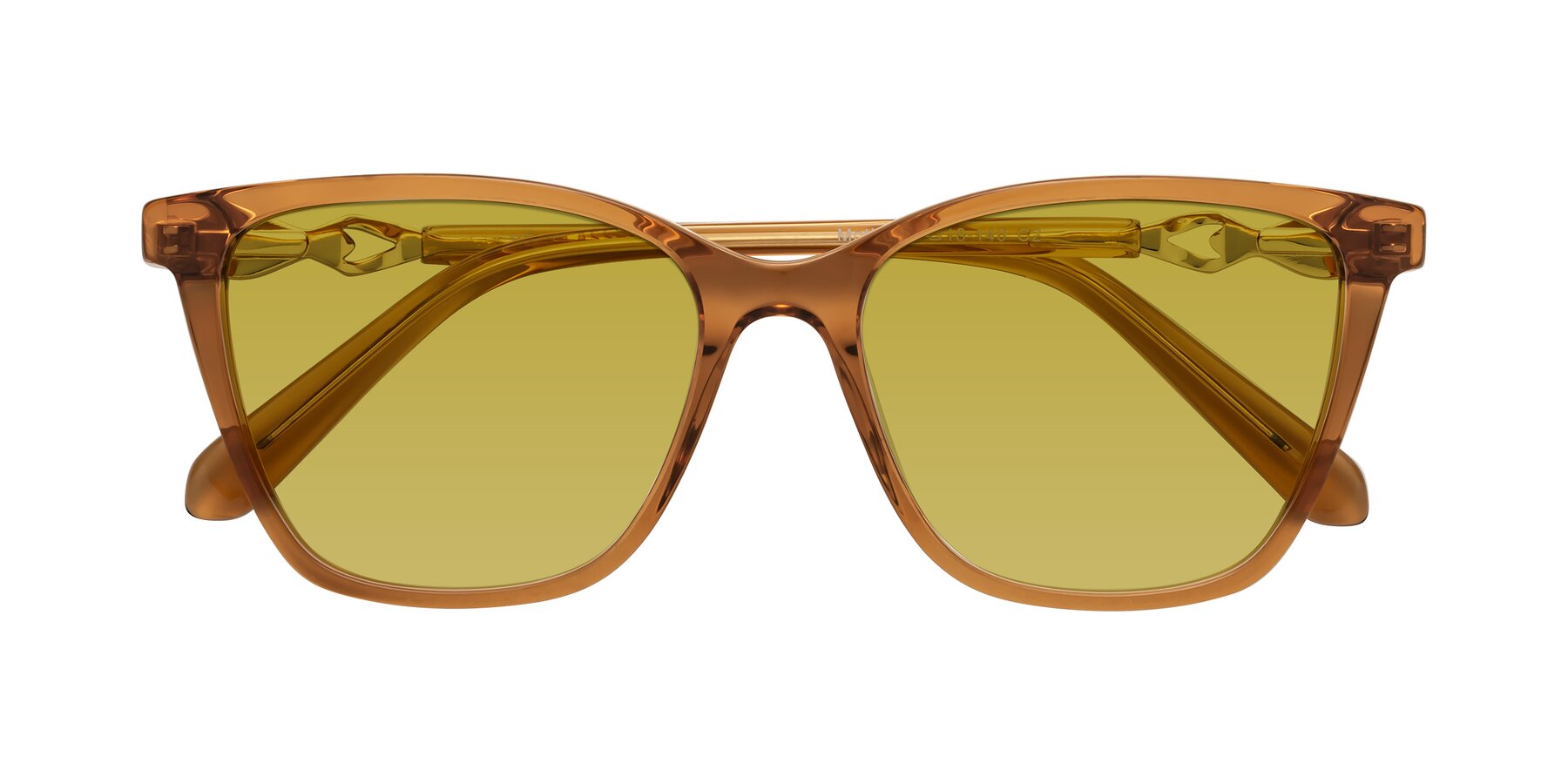 Folded Front of Mothe in Maple Syrup with Champagne Tinted Lenses