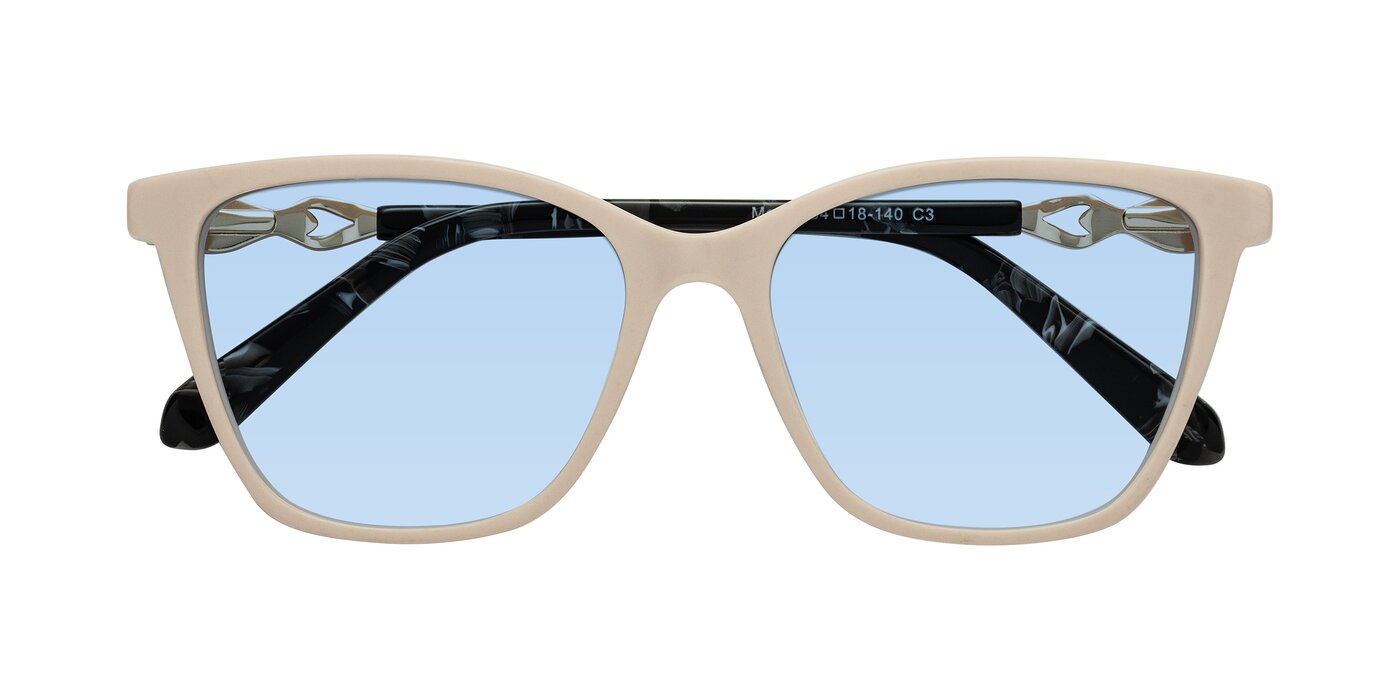 Mothe - Ivory pink Tinted Sunglasses