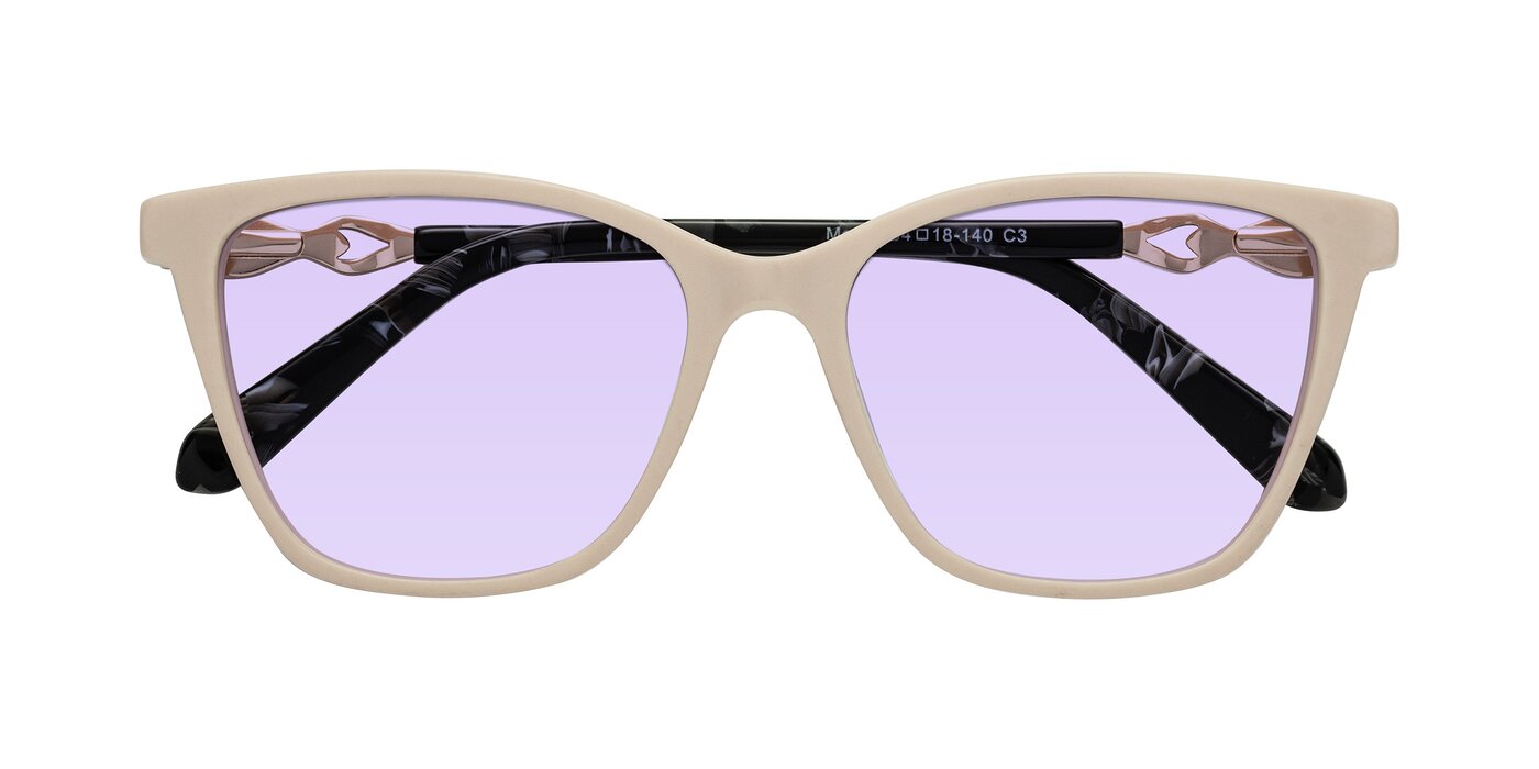 Mothe - Ivory pink Tinted Sunglasses