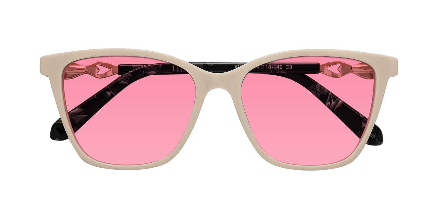 Mothe - Ivory pink Tinted Sunglasses