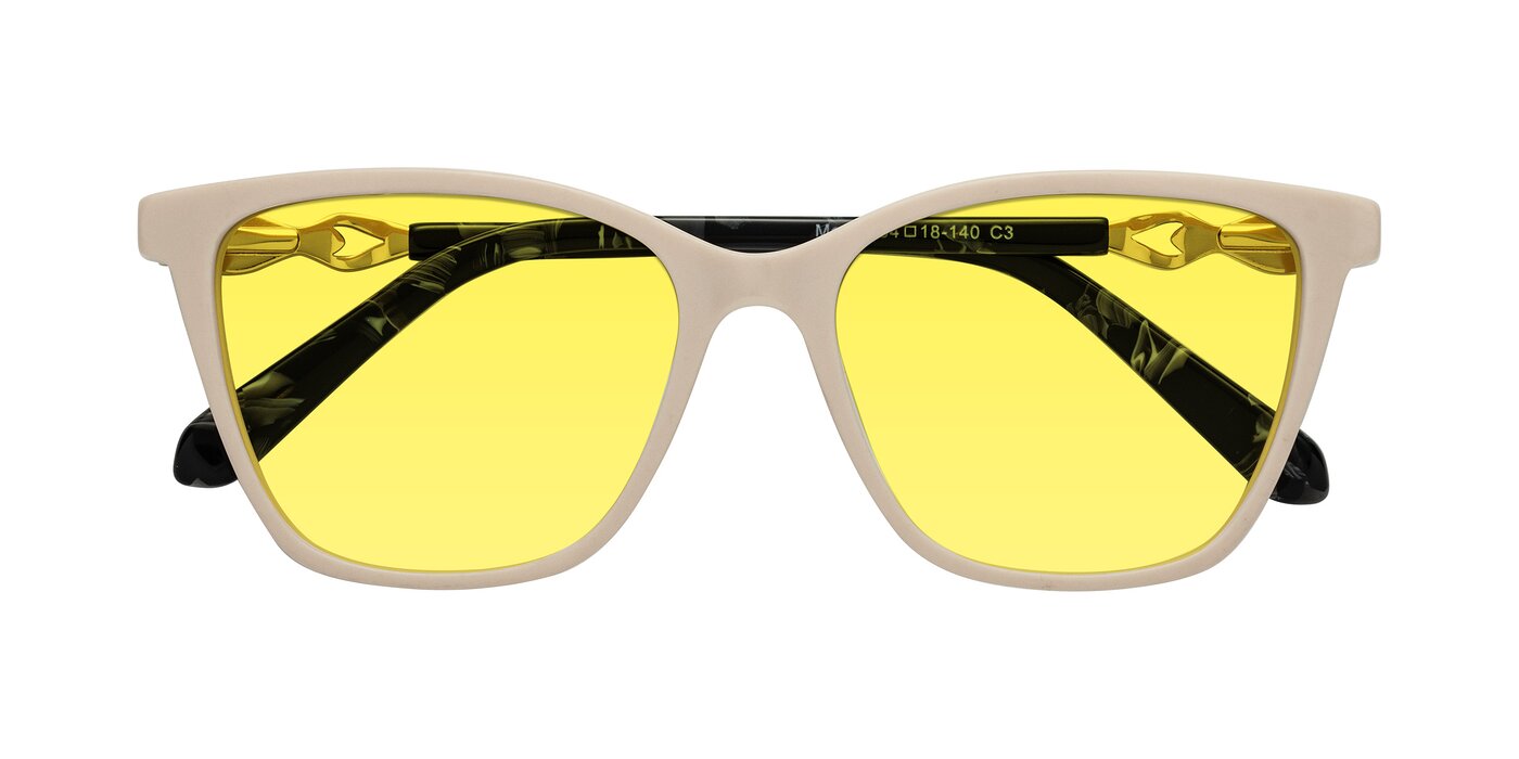 Mothe - Ivory pink Tinted Sunglasses