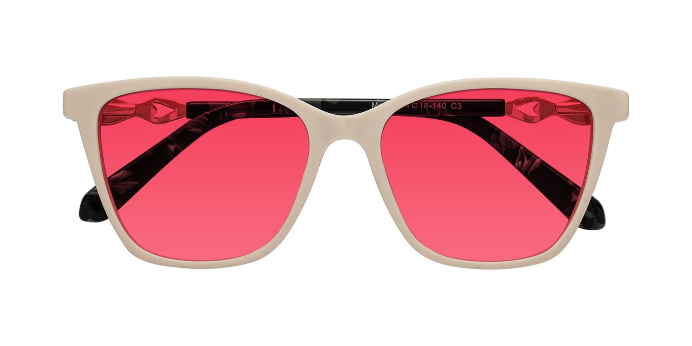 Mothe - Ivory pink Tinted Sunglasses