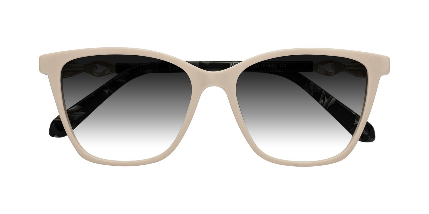 Mothe - Ivory pink Gradient Sunglasses
