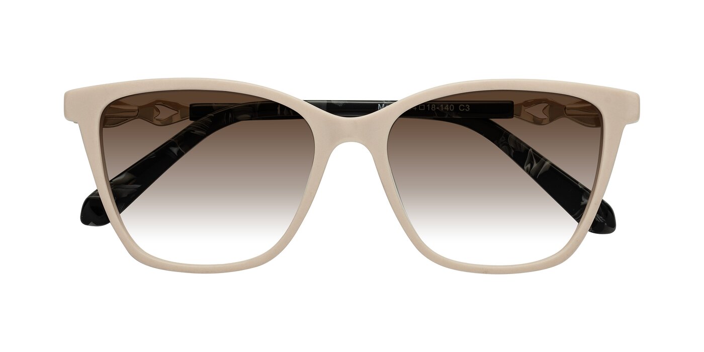 Mothe - Ivory pink Gradient Sunglasses