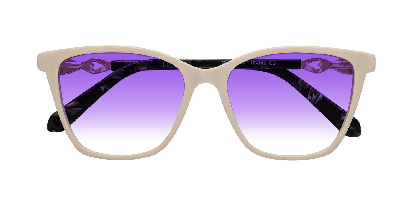 Mothe - Ivory pink Gradient Sunglasses
