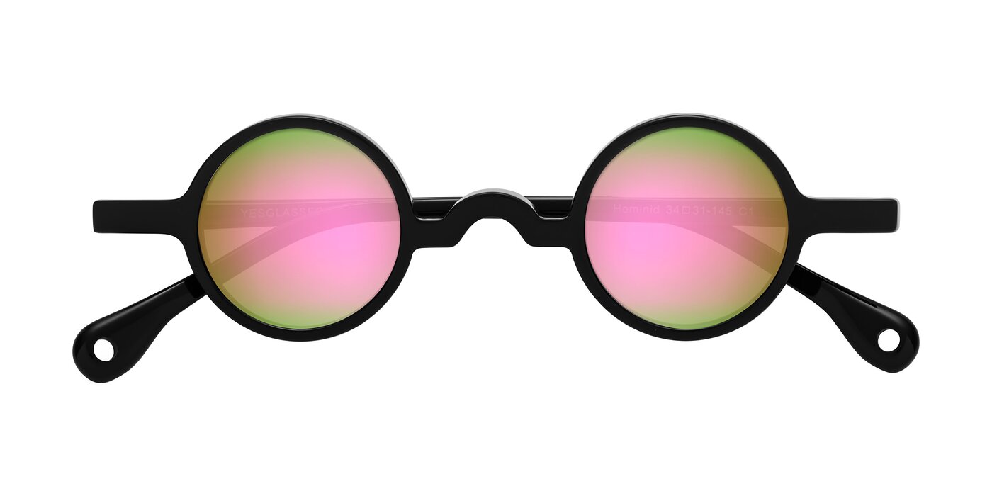 Hominid - Black Flash Mirrored Sunglasses