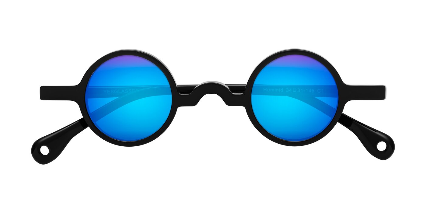 Hominid - Black Flash Mirrored Sunglasses