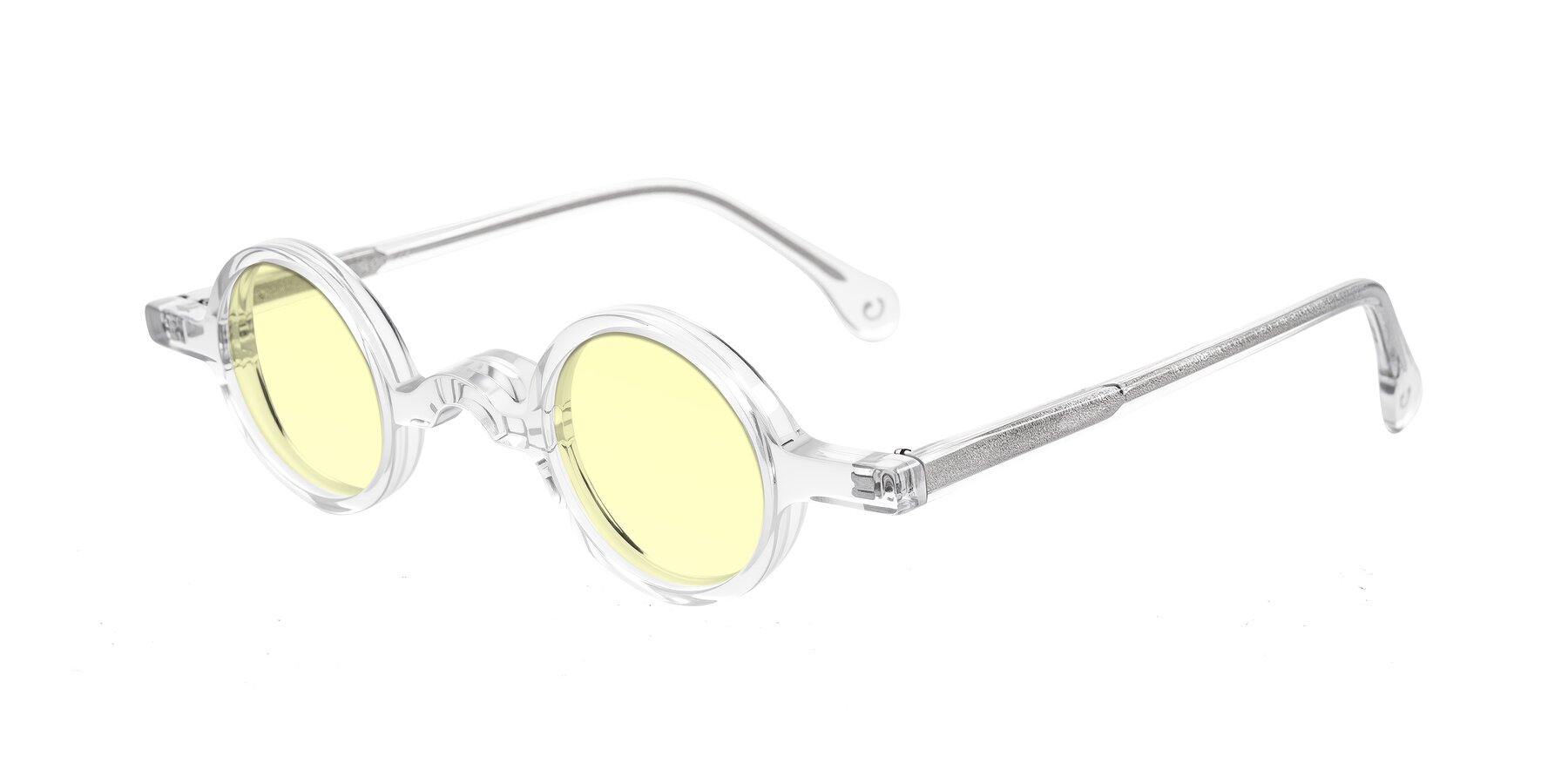Angle of Hominid in Clear with Light Yellow Tinted Lenses