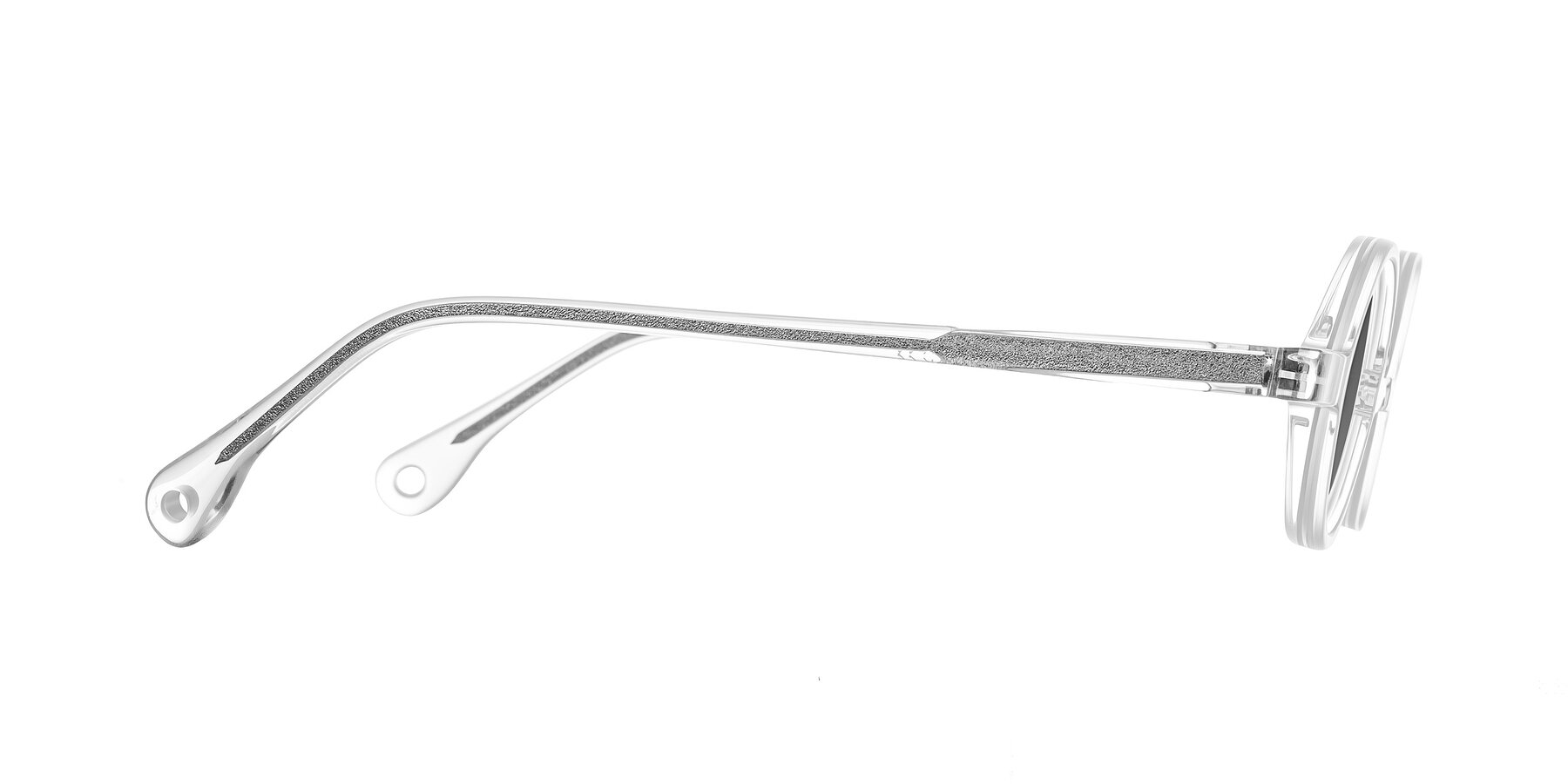 Side of Hominid in Clear with Medium Gray Tinted Lenses