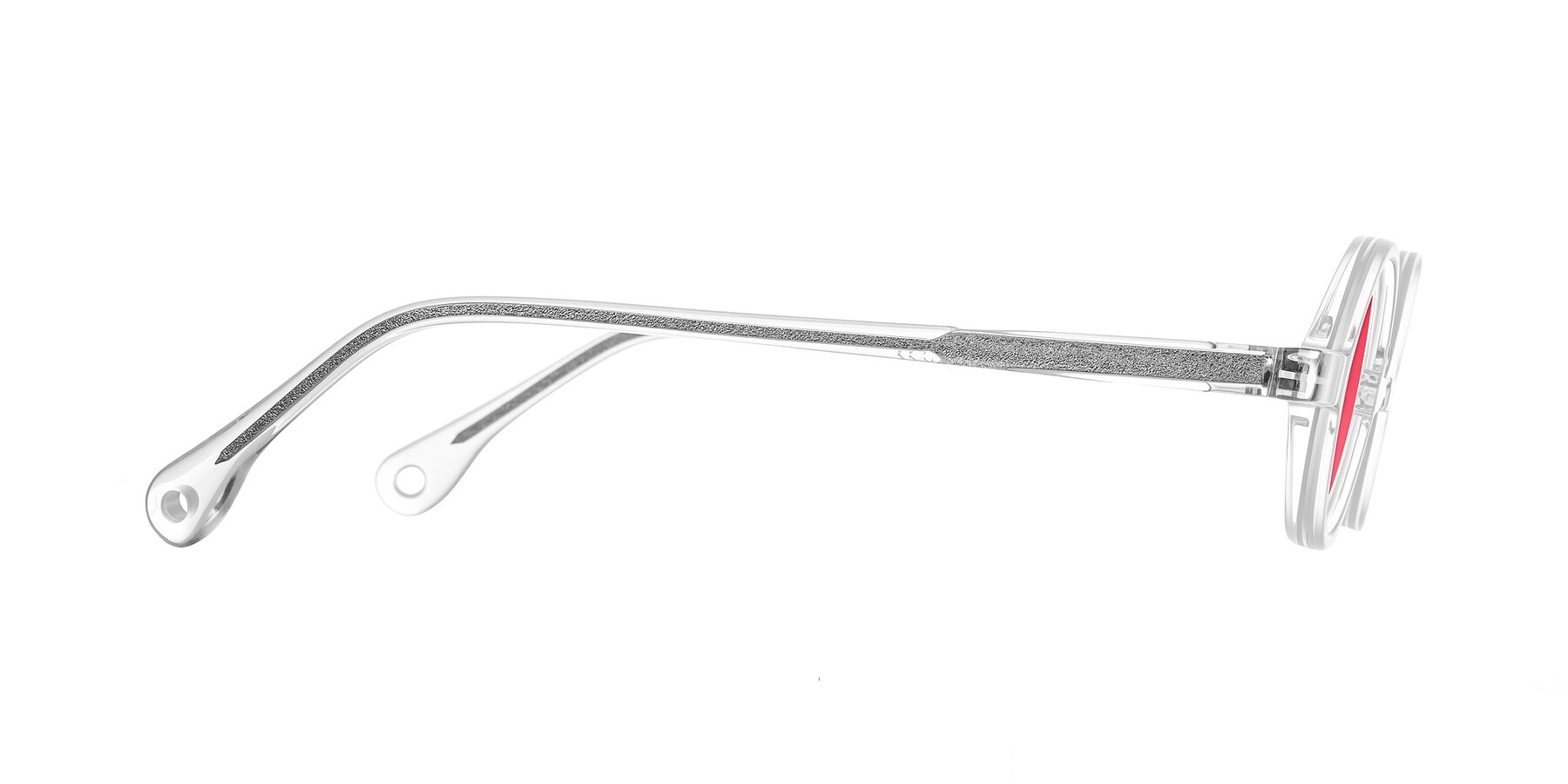 Side of Hominid in Clear with Red Tinted Lenses