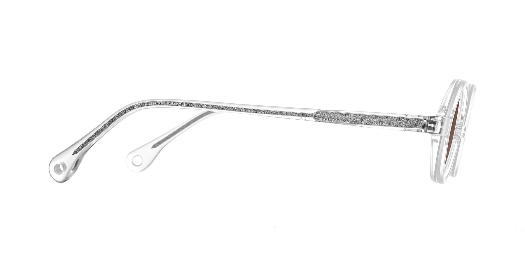 Side of Hominid in Clear with Brown Tinted Lenses