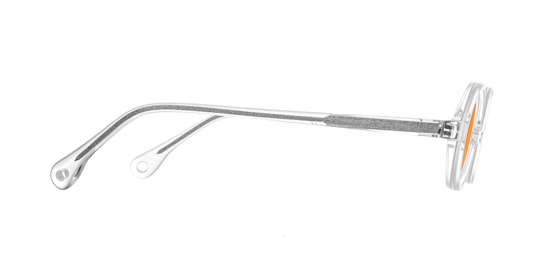 Side of Hominid in Clear with Orange Tinted Lenses