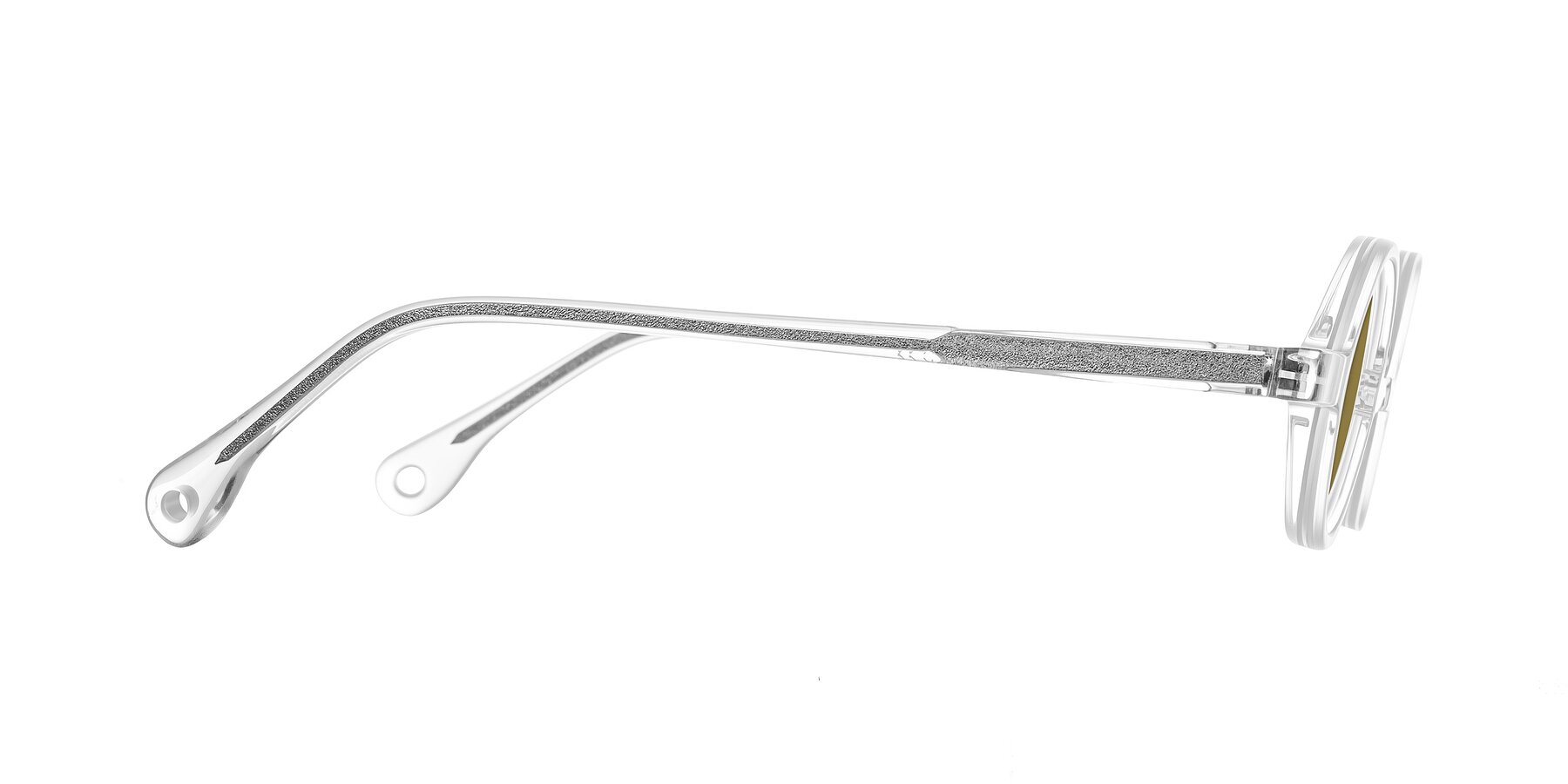 Side of Hominid in Clear with Brown Polarized Lenses