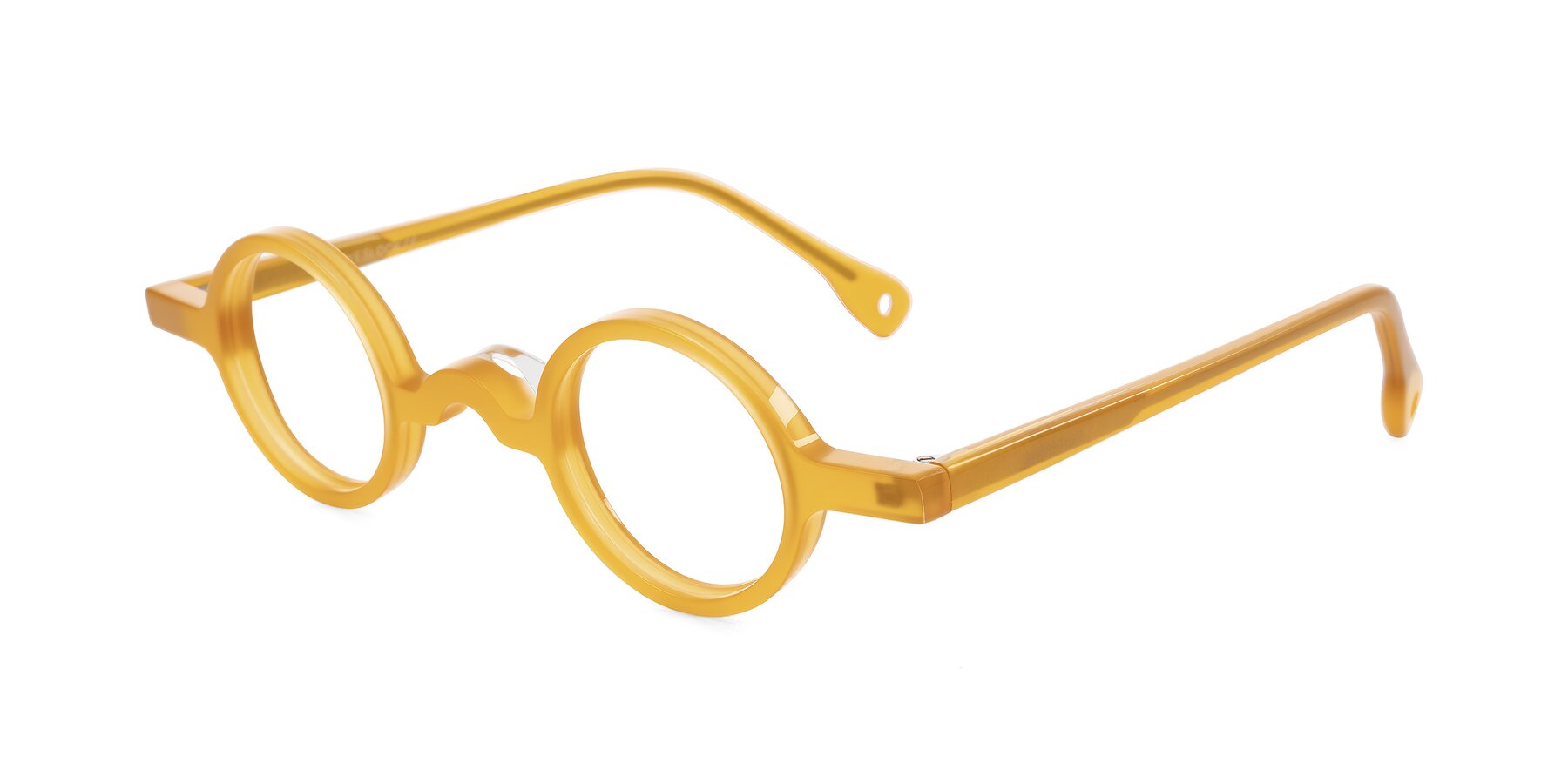 Angle of Hominid in Honey with Clear Blue Light Blocking Lenses