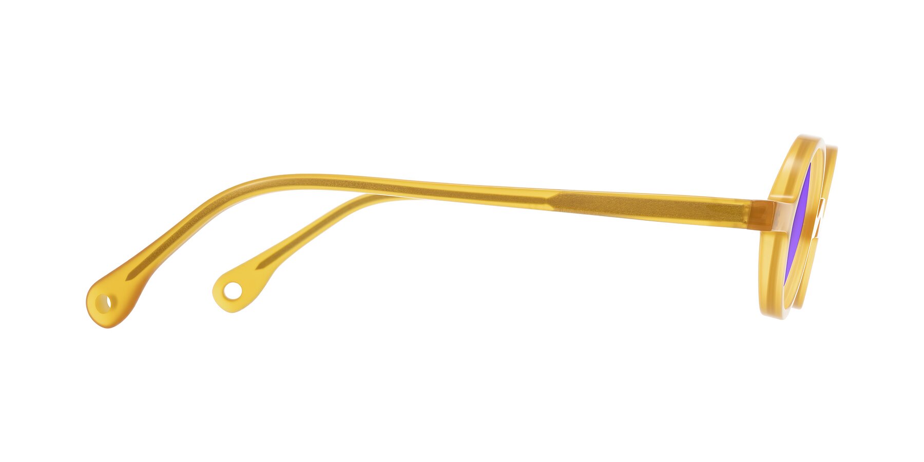 Side of Hominid in Honey with Purple Tinted Lenses