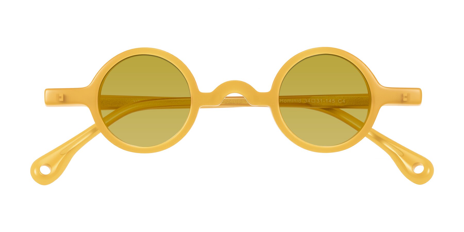 Folded Front of Hominid in Honey with Champagne Tinted Lenses