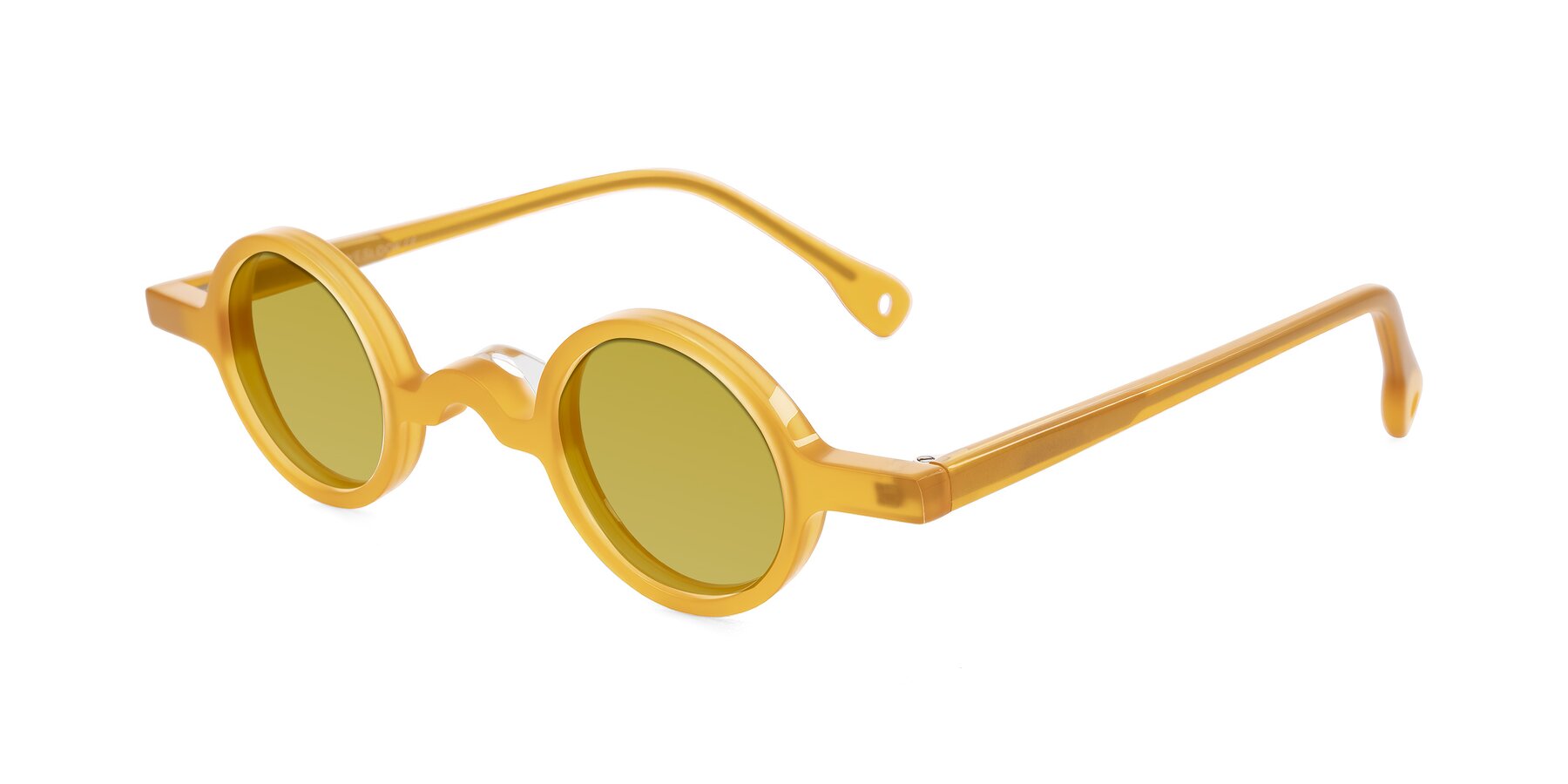 Angle of Hominid in Honey with Champagne Tinted Lenses