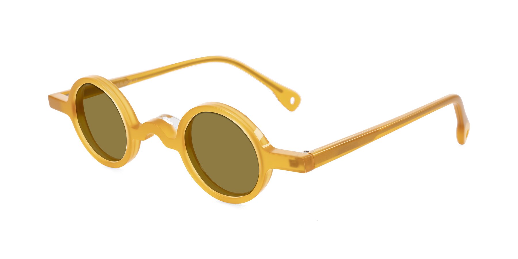 Angle of Hominid in Honey with Brown Polarized Lenses