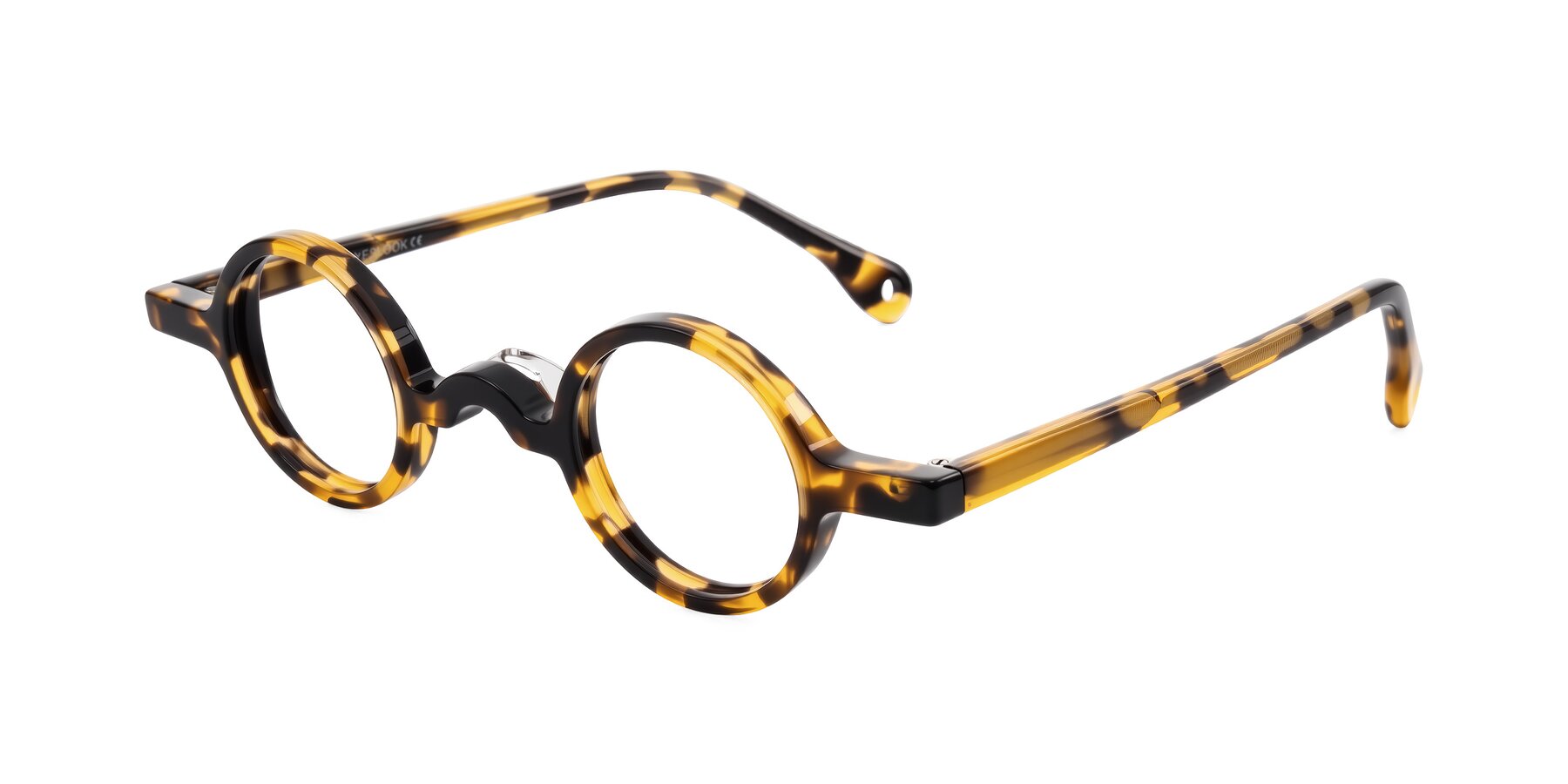 Angle of Hominid in Tortoise with Clear Reading Eyeglass Lenses