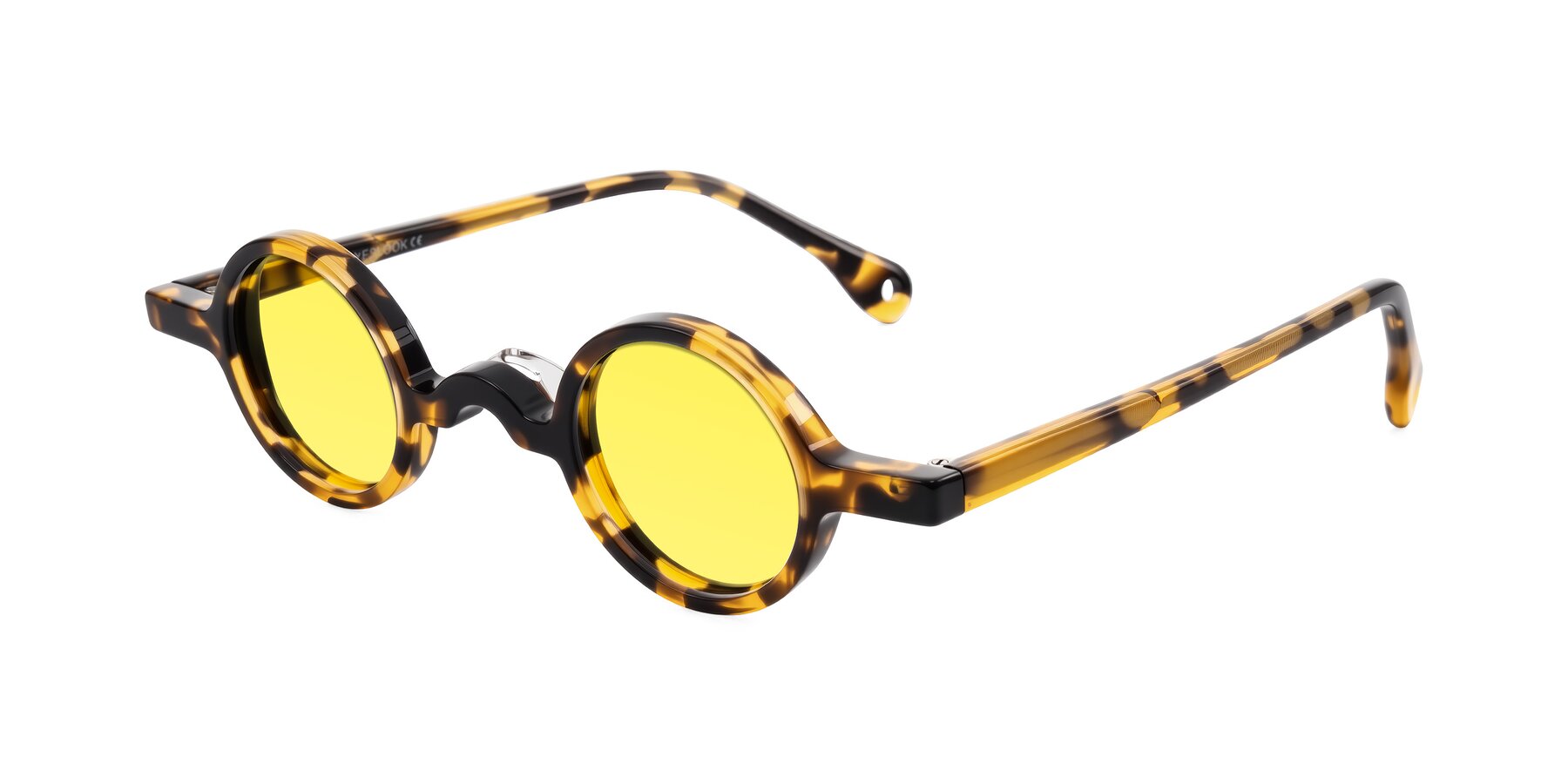 Angle of Hominid in Tortoise with Medium Yellow Tinted Lenses