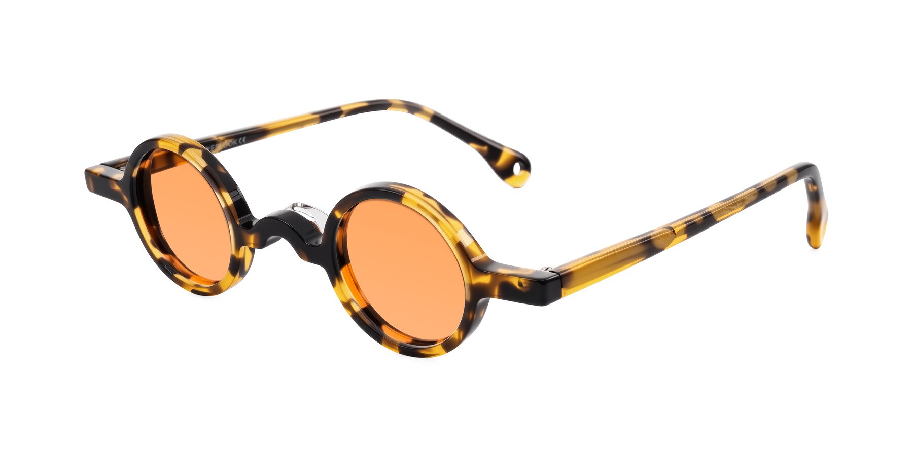 Angle of Hominid in Tortoise with Medium Orange Tinted Lenses