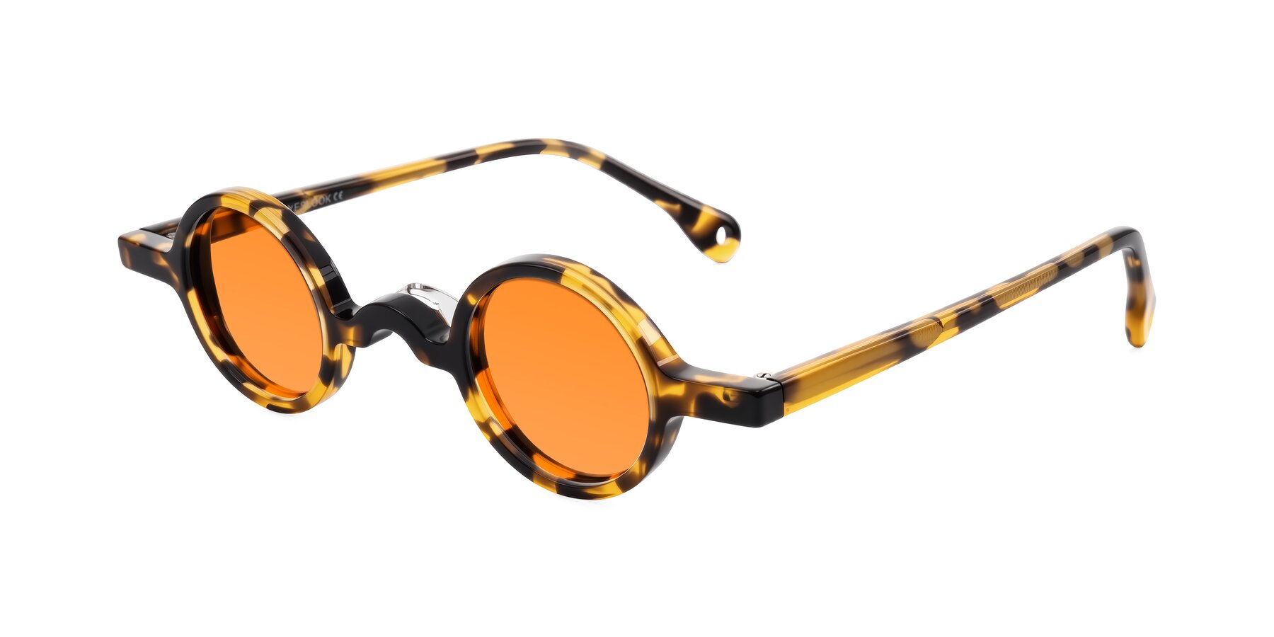Angle of Hominid in Tortoise with Orange Tinted Lenses
