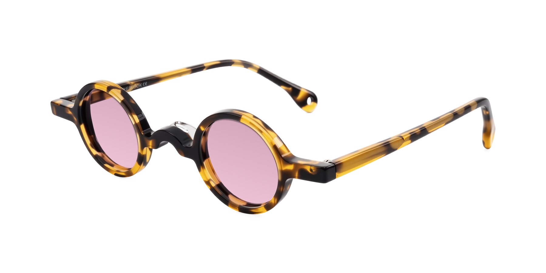 Angle of Hominid in Tortoise with Light Wine Tinted Lenses