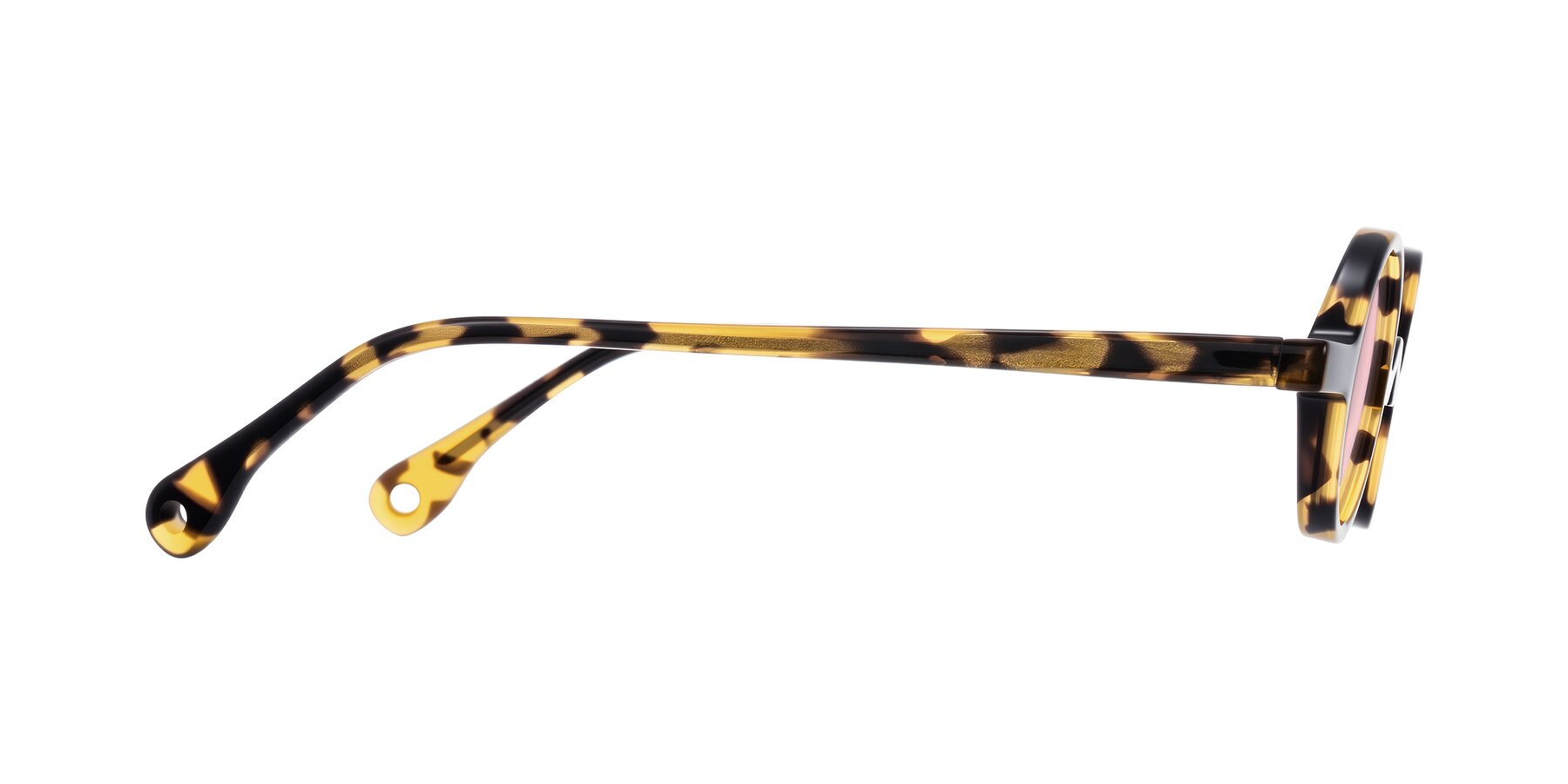 Side of Hominid in Tortoise with Light Garnet Tinted Lenses