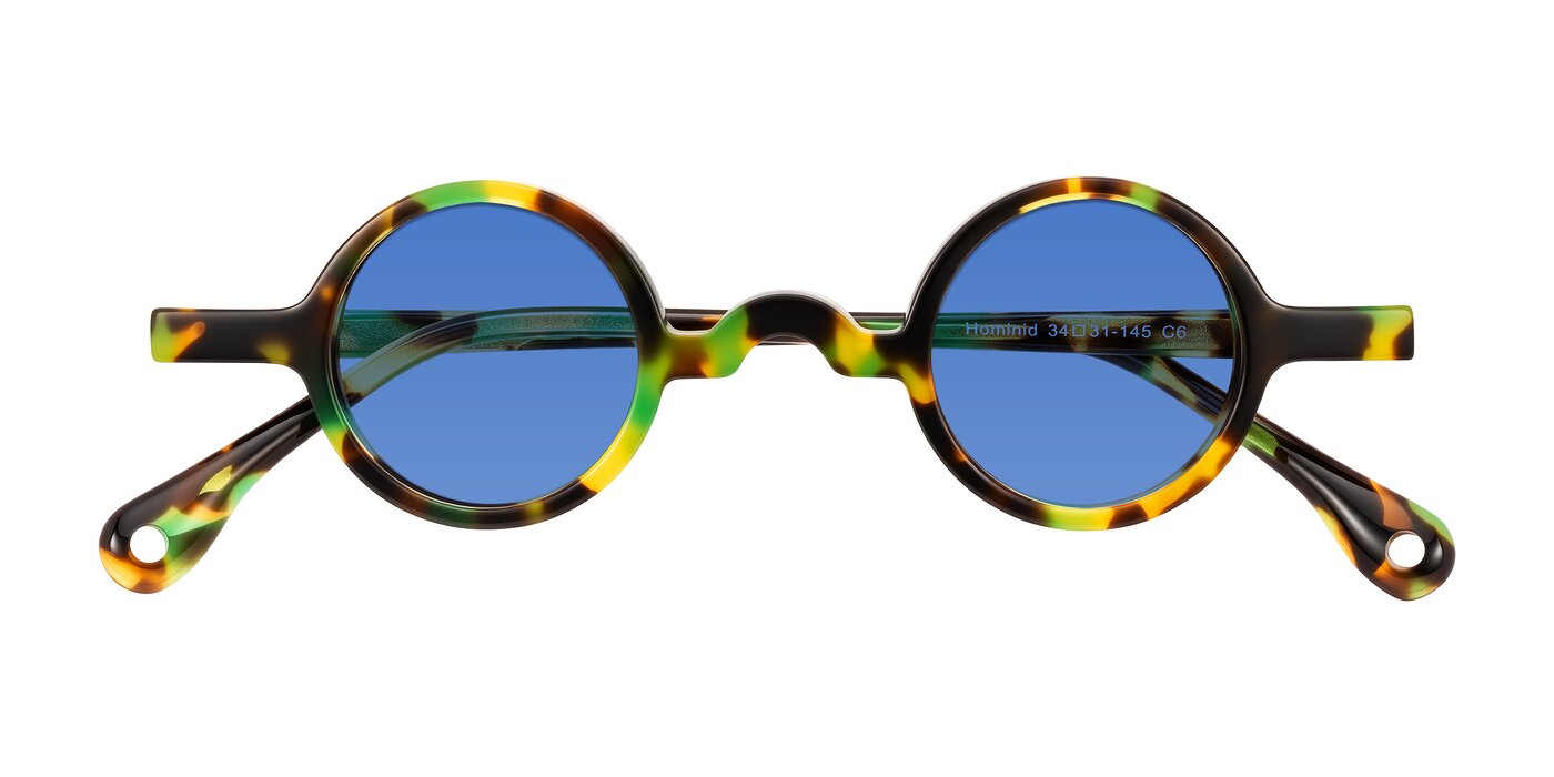 Hominid - Green Tortoise Tinted Sunglasses