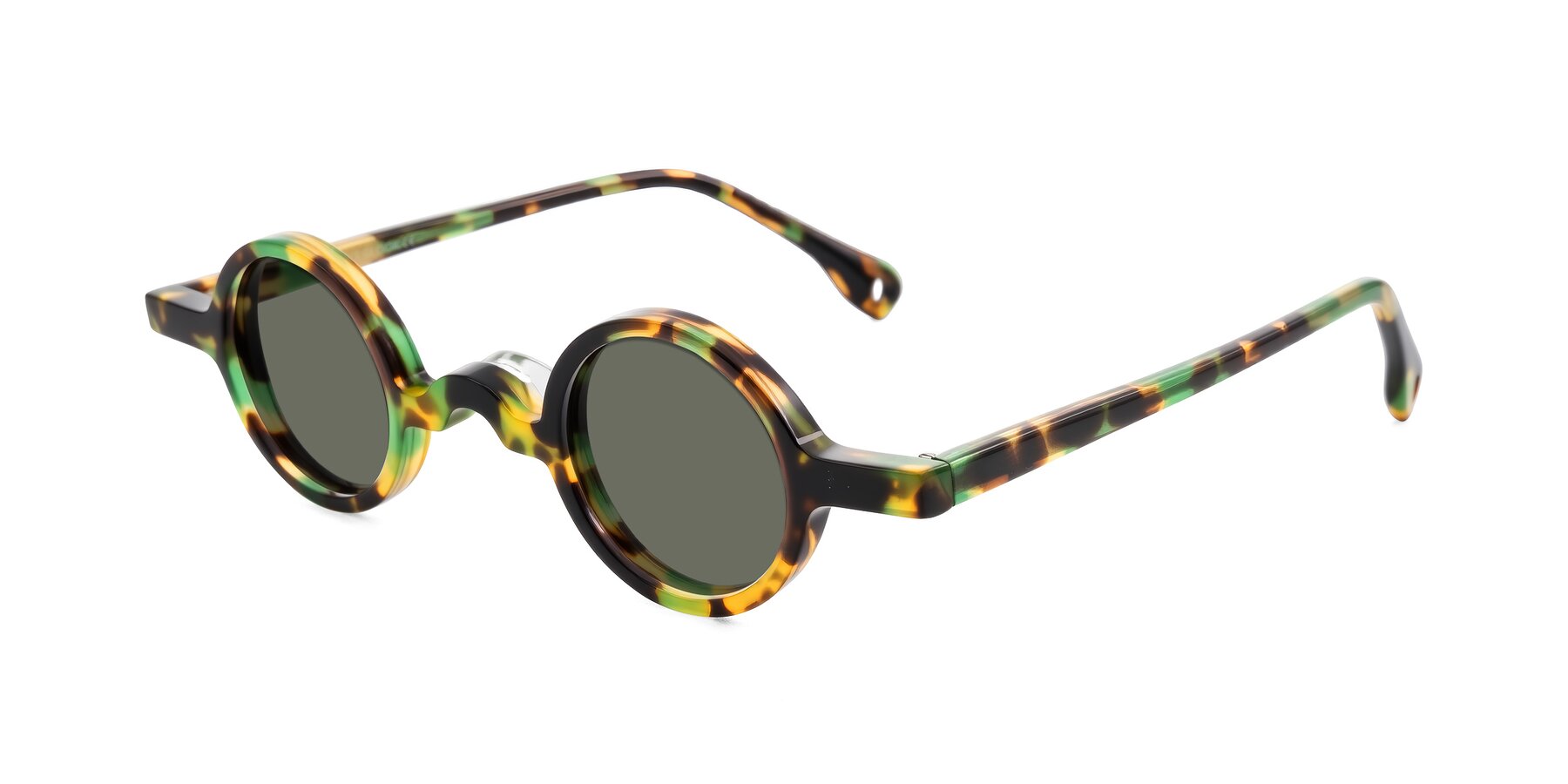 Angle of Hominid in Green Tortoise with Gray Polarized Lenses