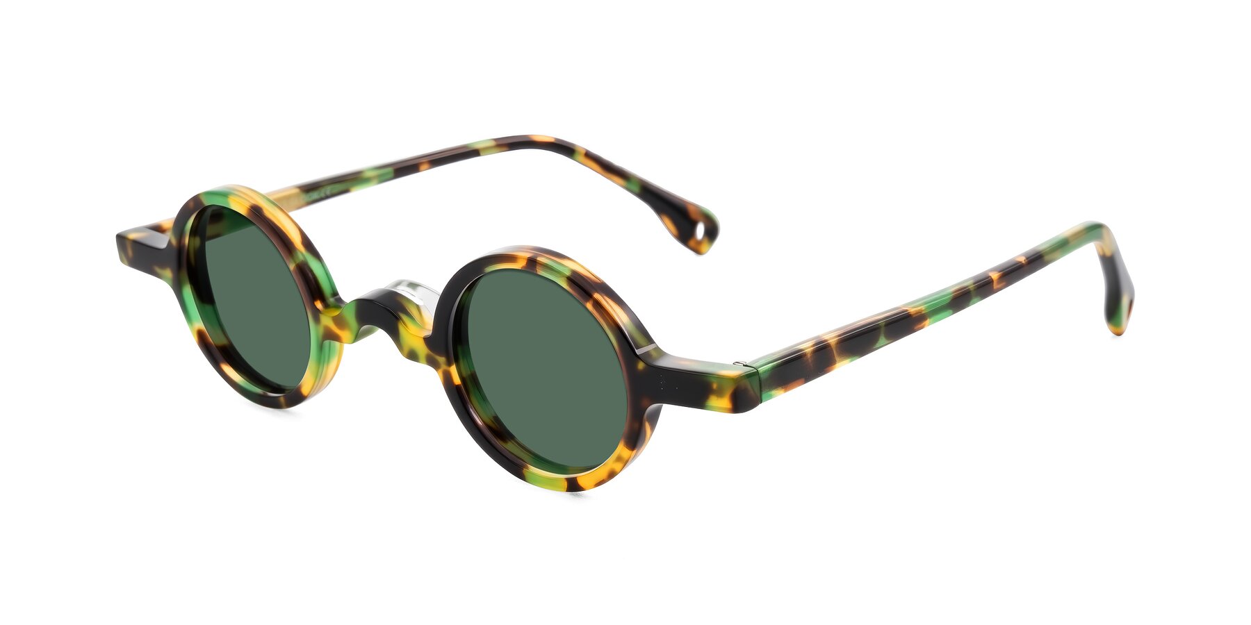Angle of Hominid in Green Tortoise with Green Polarized Lenses