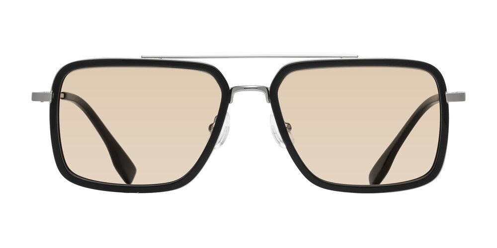 Tulip - Black/Silver Tinted Sunglasses