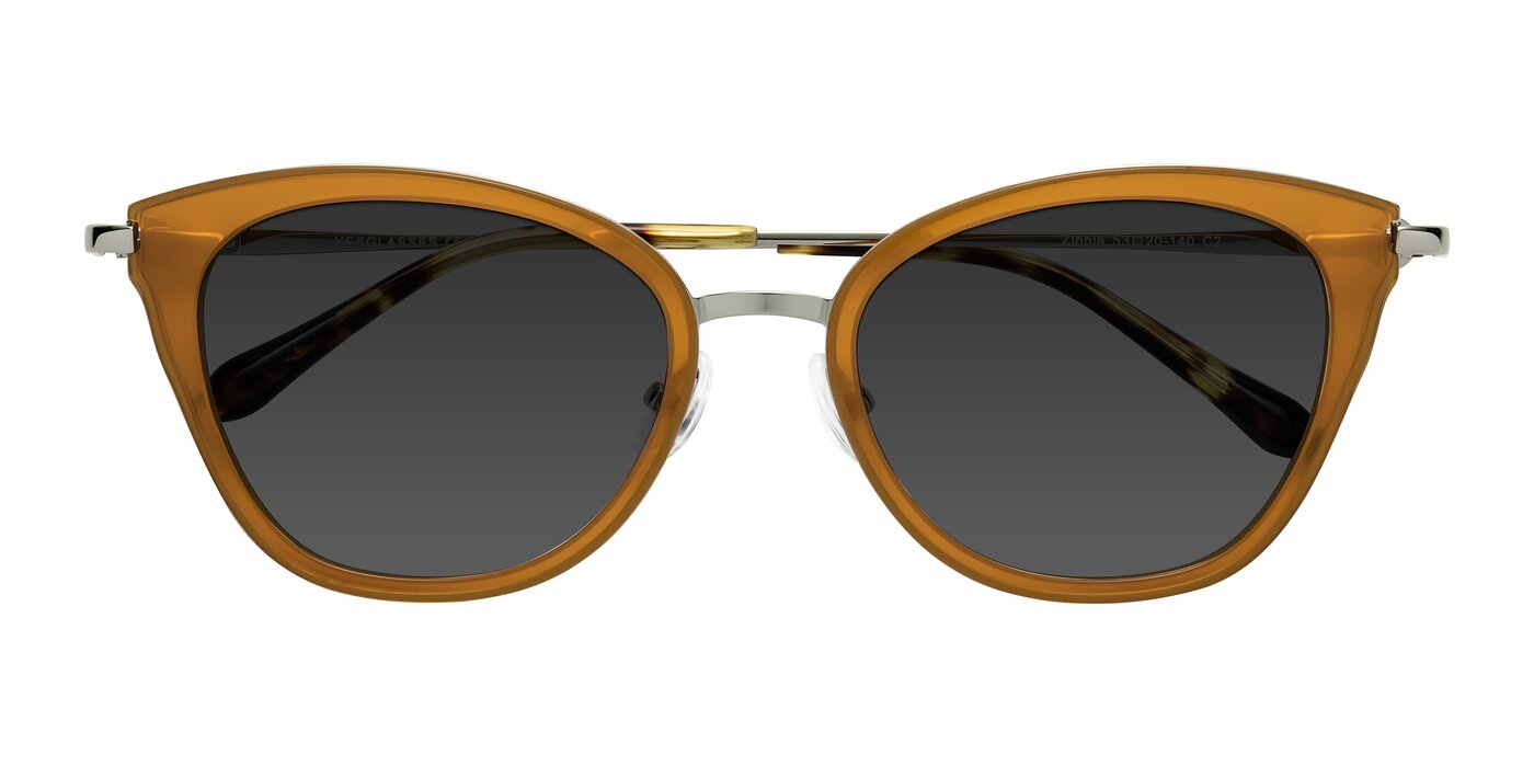 Zinnia - Caramel Tinted Sunglasses