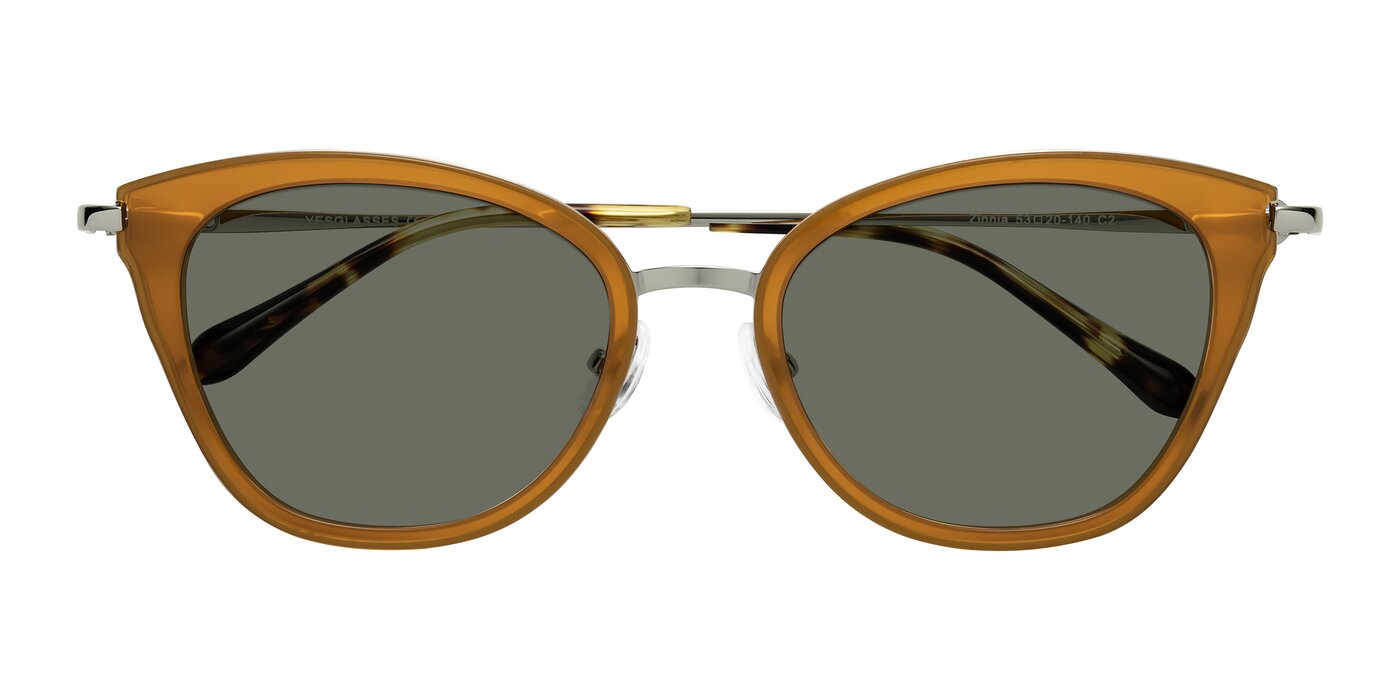 Zinnia - Caramel Polarized Sunglasses