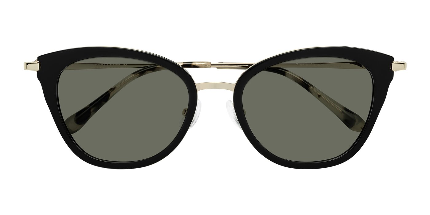 Zinnia - Black Polarized Sunglasses