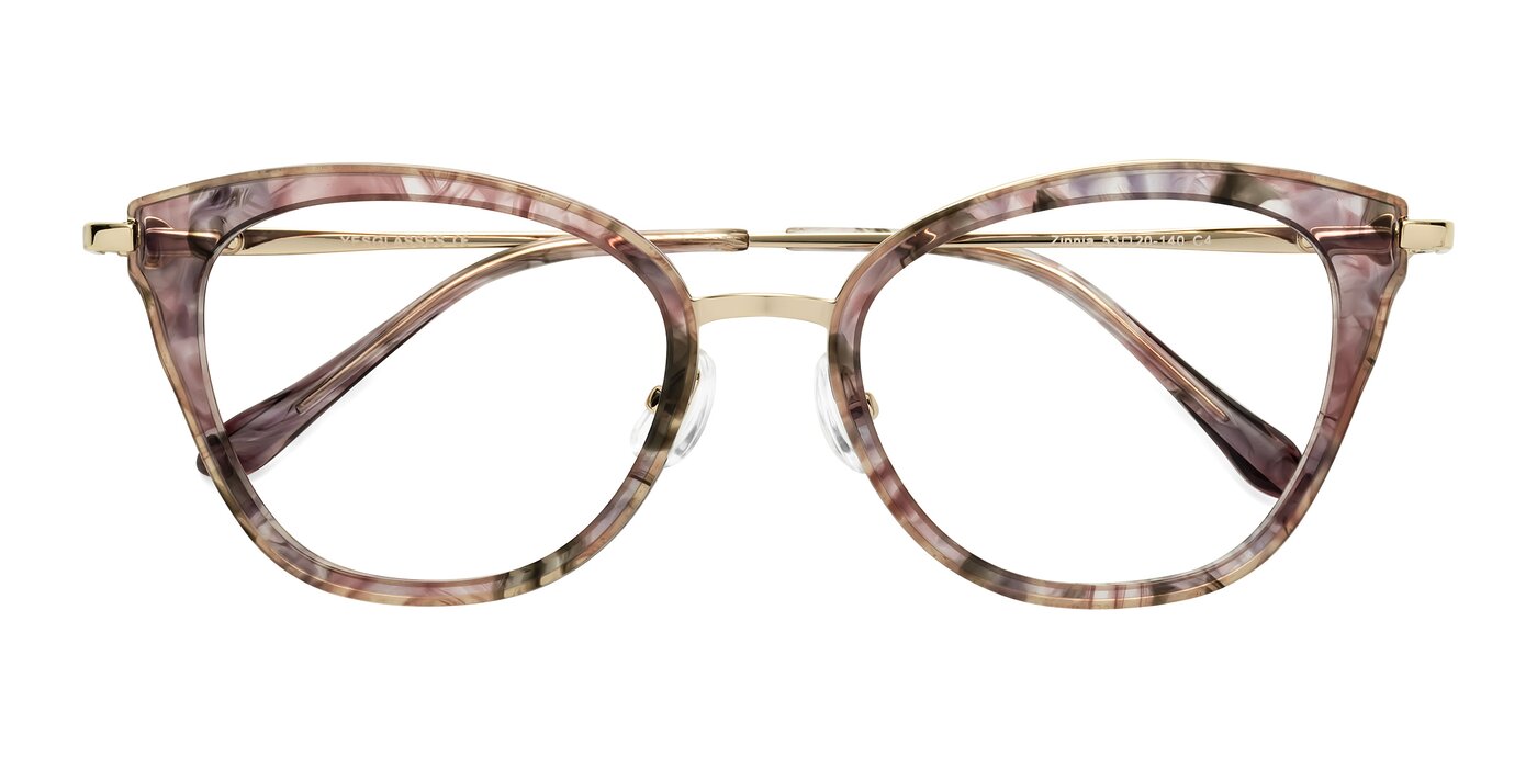 Zinnia - Purple Floral Eyeglasses