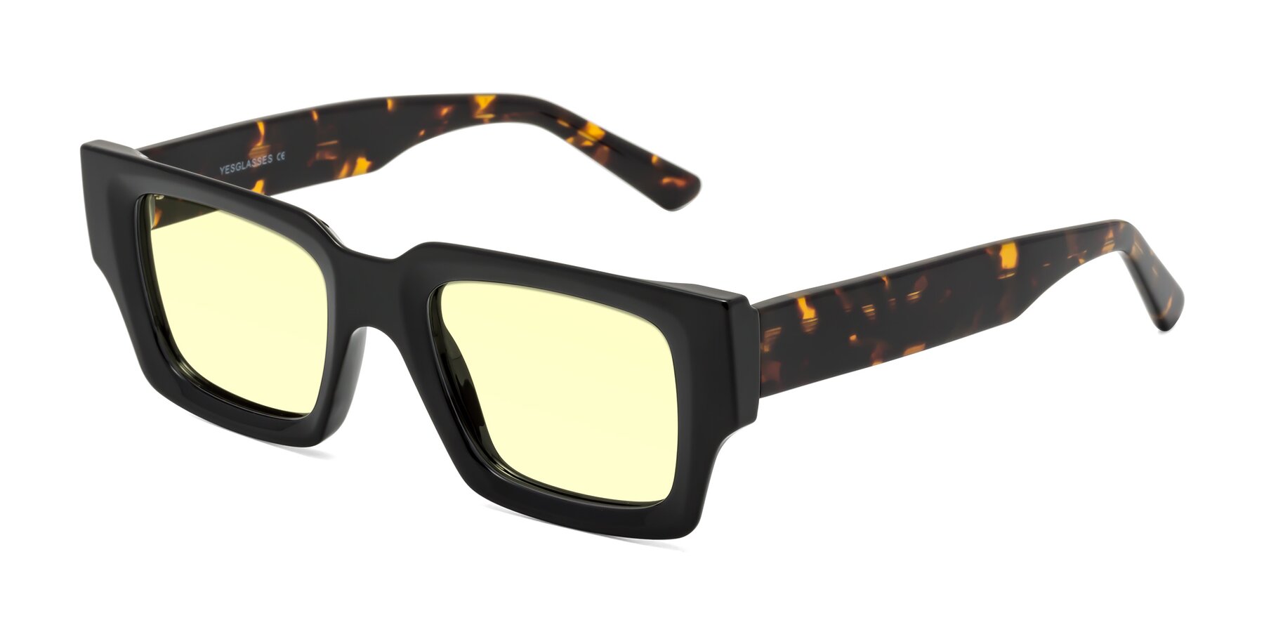 Angle of Iceberg in Black-Tortoise with Light Yellow Tinted Lenses