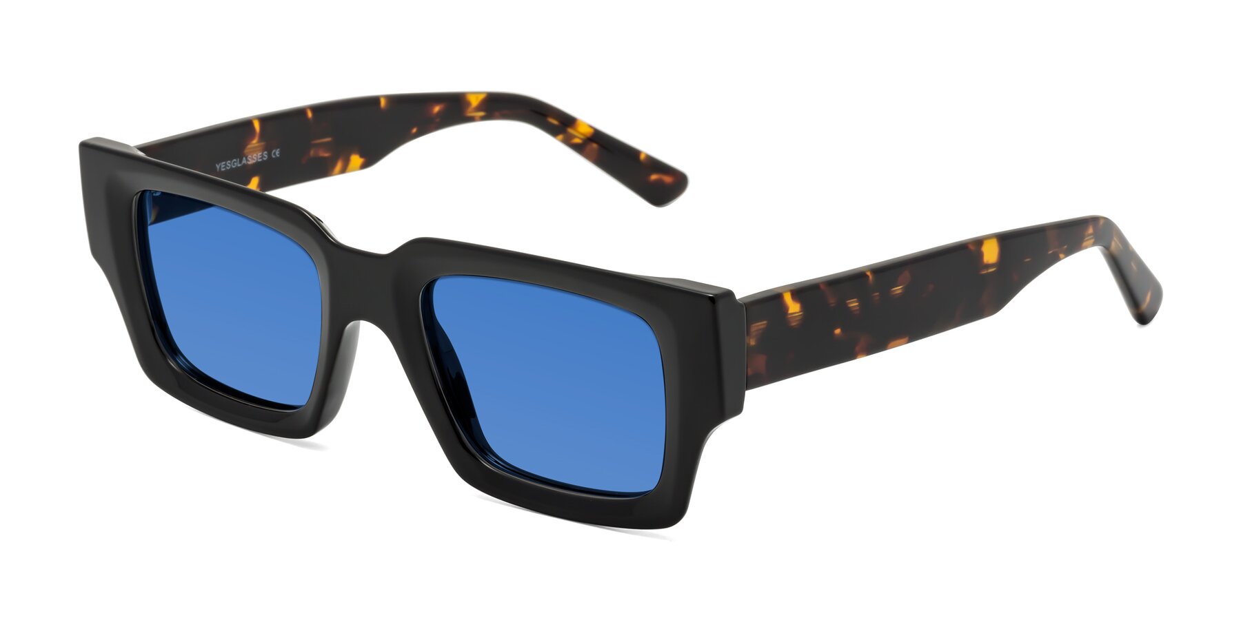 Angle of Iceberg in Black-Tortoise with Blue Tinted Lenses