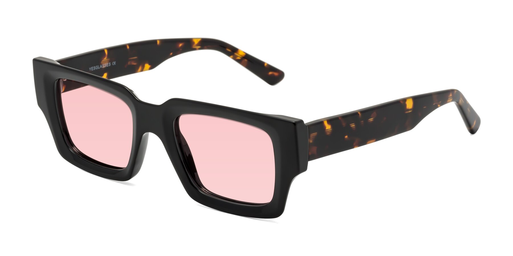 Angle of Iceberg in Black-Tortoise with Light Garnet Tinted Lenses