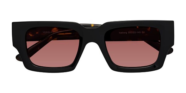 Front of Iceberg in Black / Tortoise