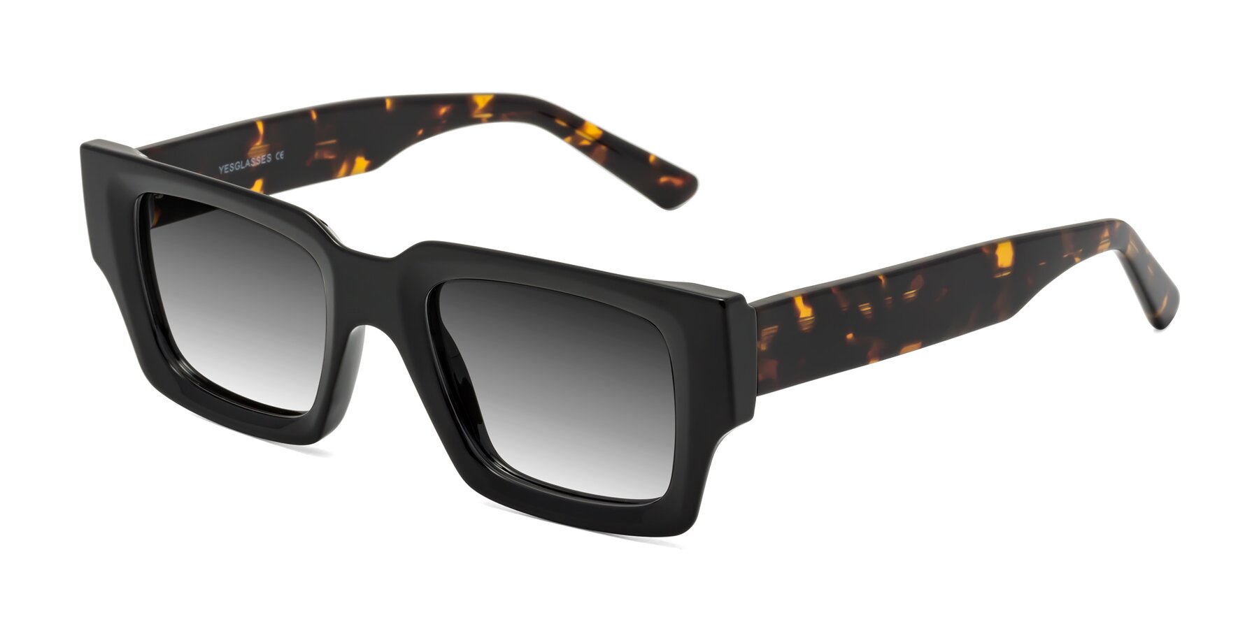 Angle of Iceberg in Black-Tortoise with Gray Gradient Lenses