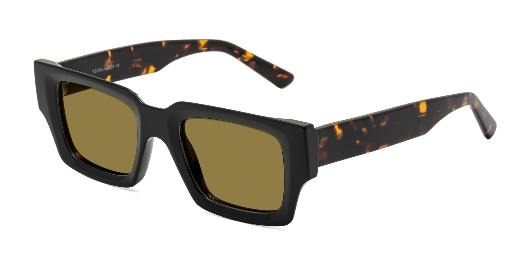 Angle of Iceberg in Black-Tortoise with Brown Polarized Lenses