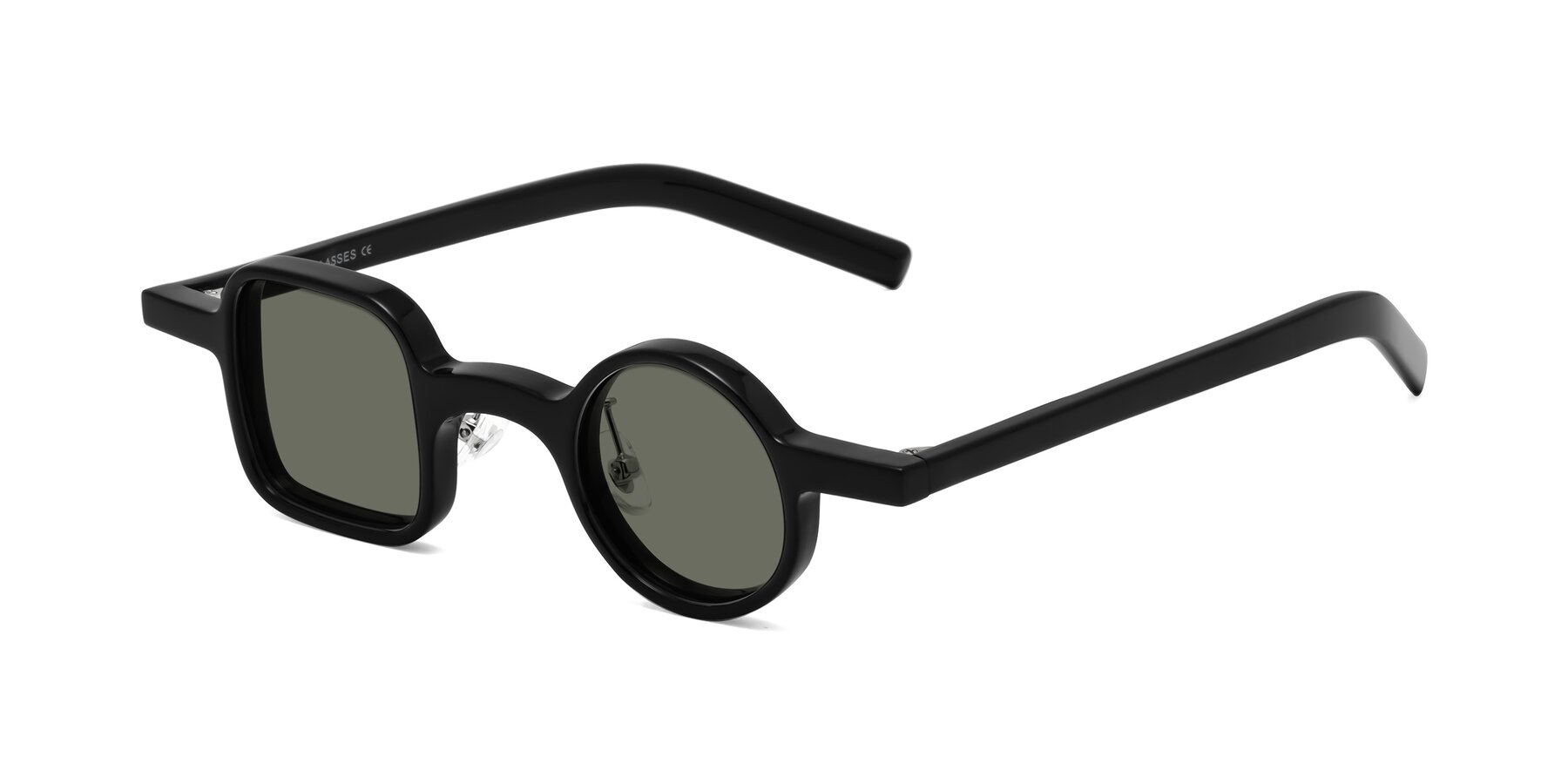 Angle of Primiti in Black with Gray Polarized Lenses