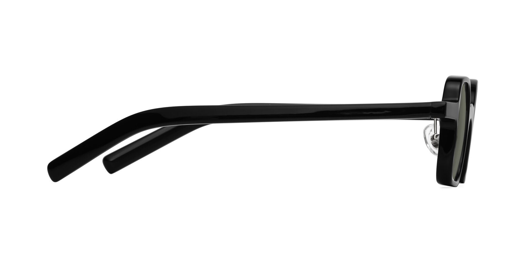 Side of Primiti in Black with Gray Polarized Lenses