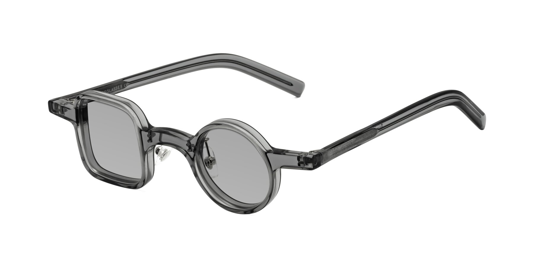 Angle of Primiti in Gray with Light Gray Tinted Lenses